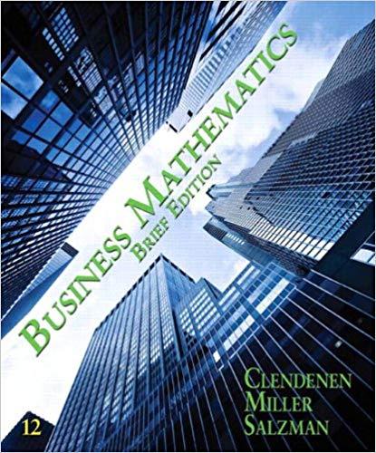 (PDF)Business Mathematics Brief 12th Edition