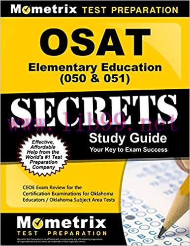 (PDF)OSAT Elementary Education (050 & 051) Secrets Study Guide: CEOE Exam Review for the Certif...