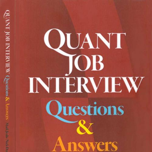 Quant Job Interview Questions And Answers - Wei Zhi