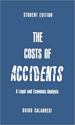 (PDF)The Cost of Accidents A Legal and Economic Analysis