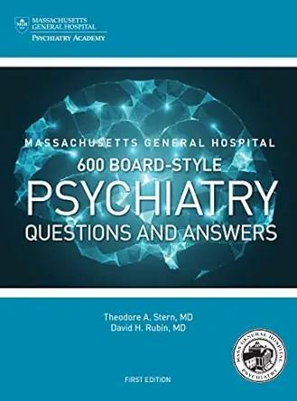[AME]600 Board-Style Psychiatry Questions and Answers: First Edition (AZW3 + EPUB + Converted P...