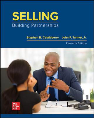 ISE Selling Building Partnerships 11th Edition