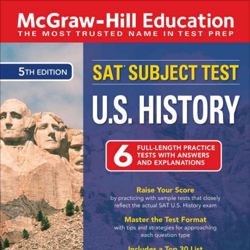 McGraw-Hill Education SAT Subject Test U.S. History, Fifth Edition