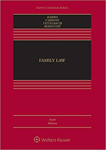 (PDF)Family Law (Aspen Casebook Series) 6th Edition