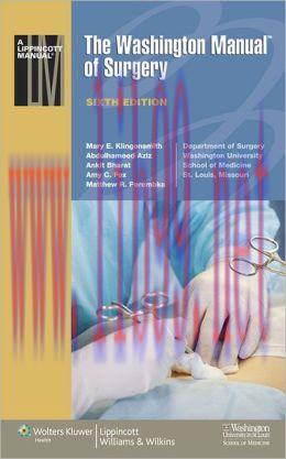[AME]The Washington Manual of Surgery, 6th Edition (ORIGINAL PDF from_ Publisher)