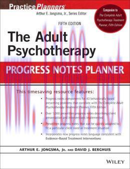 [AME]The Adult Psychotherapy Progress Notes Planner, 5th Edition