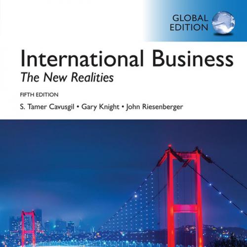 International Business The New Realities 5th Global Edition By Cavusgil 160Yuan