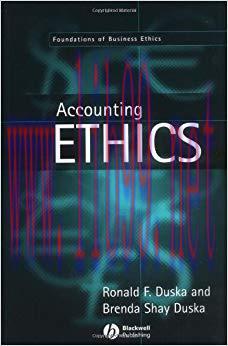 (PDF)Accounting Ethics (Foundations of Business Ethics Book 5) 1st Edition