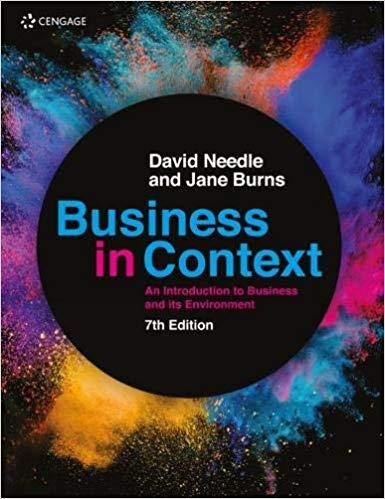 Business in Context 7th Edition [David Needle]