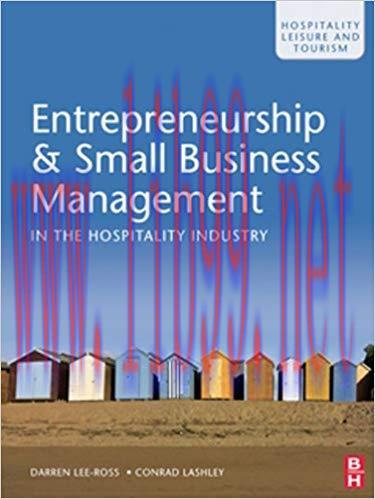 (PDF)Entrepreneurship and Small Business Management in the Hospitality Industry (The Hospitalit...