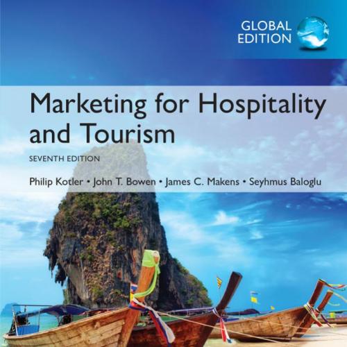 Marketing for Hospitality and Tourism 7th global Edition