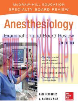 [AME]Anesthesiology Examination and Board Review 7E (EPUB)