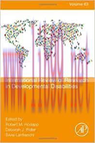 [AME]International Review Research in Developmental Disabilities (Volume 63) (International Rev...