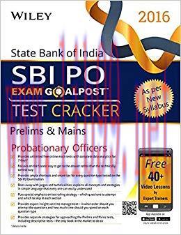 (PDF)Wiley&rsquo;s State Bank of India Probationary Officer (SBI PO) Exam Goalpost Test Cracker: Prel...