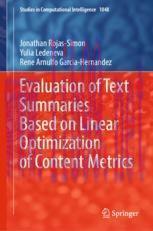 [PDF]Evaluation of Text Summaries Based on Linear Optimization of Content Metrics