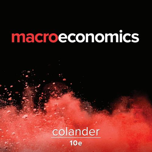 Macroeconomics Tenth Edition - David C. Colander
