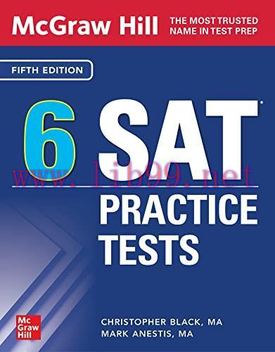 [FOX-Ebook]McGraw Hill 6 SAT Practice Tests, 5th Edition