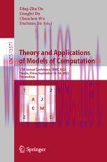 [PDF]Theory and Applications of Models of Computation: 17th Annual Conference, TAMC 2022, Tianj...