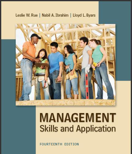 (Test Bank)Managemen-Skills & Application 14th Edition.zip