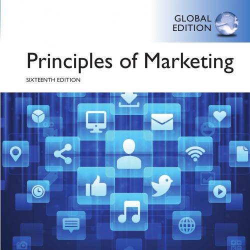Principles of Marketing 16th Global Edition Philip T Kotler