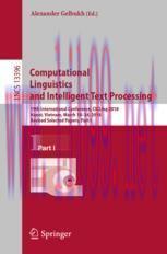 [PDF]Computational Linguistics and Intelligent Text Processing: 19th International Conference, ...