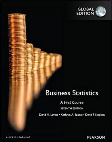 (PDF)Business Statistics A First Course 7th Global Edition by David Levine