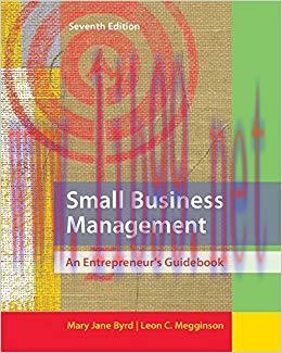 (PDF)Small Business Management: An Entrepreneur&rsquo;s Guidebook 7th Edition