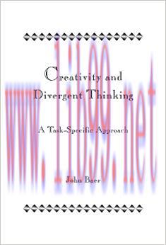 (PDF)Creativity and Divergent Thinking: A Task-Specific Approach 1st Edition