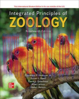[PDF]ISE Ebook Integrated Principles Of Zoology 19th Edition [Cleveland P. Hickman]