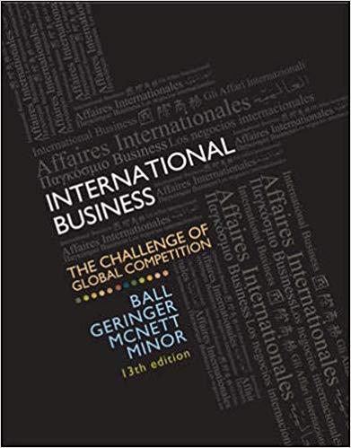 (Solution Manual)International Business The Challenge of Global Competition 13th Edition.zip