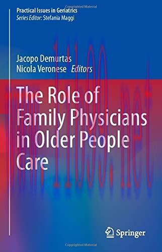 [AME]The Role of Family Physicians in Older People Care (Practical Issues in Geriatrics) (Origi...