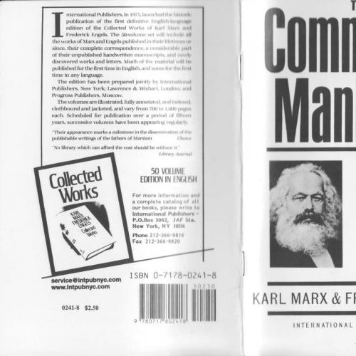 Manifesto of the Communist Party