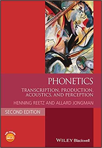 (PDF)Phonetics Transcription, Production, Acoustics, and Perception (Blackwell Textbooks in Lin...