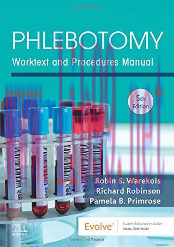 [AME]Phlebotomy: Worktext and Procedures Manual, 5th Edition (Original PDF)