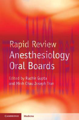 [AME]Rapid Review Anesthesiology Oral Boards