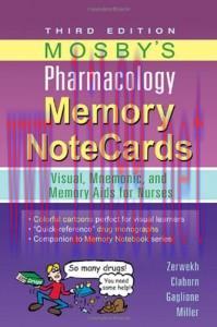 [AME]Mosby&rsquo;s Pharmacology Memory NoteCards: Visual, Mnemonic, and Memory Aids for Nurses, 3e (E...