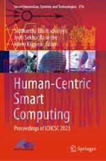 [PDF]Human-Centric Smart Computing: Proceedings of ICHCSC 2023