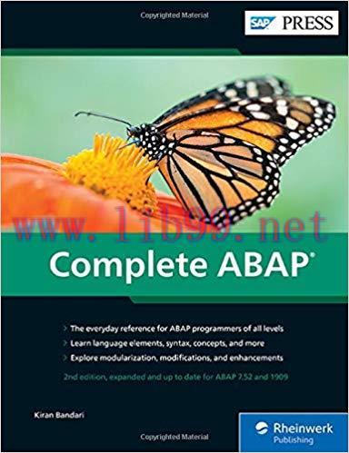 [PDF]Complete ABAP 2nd Edition 2020