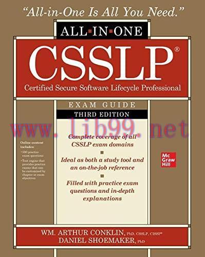 [FOX-Ebook]CSSLP Certified Secure Software Lifecycle Professional All-in-One Exam Guide, 3rd Ed...