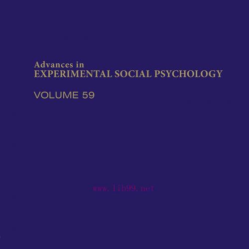 [AME]Advances in Experimental Social Psychology, Volume 59 (EPUB)