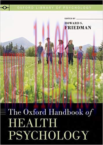 (PDF)The Oxford Handbook of Health Psychology (Oxford Library of Psychology) 1st Edition
