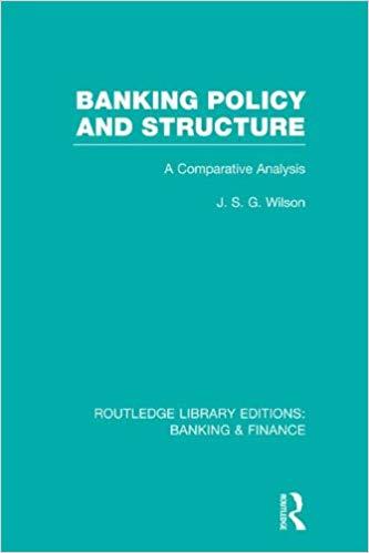 (PDF)Banking Policy and Structure (RLE Banking & Finance) A Comparative Analysis (Routledge Lib...