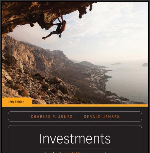 (Solution Manual)Investments Analysis and Management 13th Edition by Charles P. Jones.zip