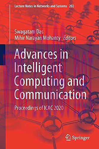 [FOX-Ebook]Advances in Intelligent Computing and Communication: Proceedings of ICAC 2020
