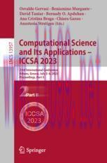 [PDF]Computational Science and Its Applications &ndash; ICCSA 2023: 23rd International Conference, At...