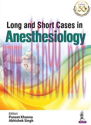 [PDF]Long And Short Cases In Anesthesiology