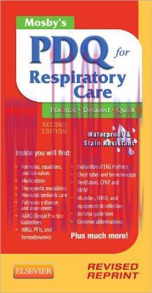 [AME]Mosby&rsquo;s PDQ for Respiratory Care, 2nd Edition