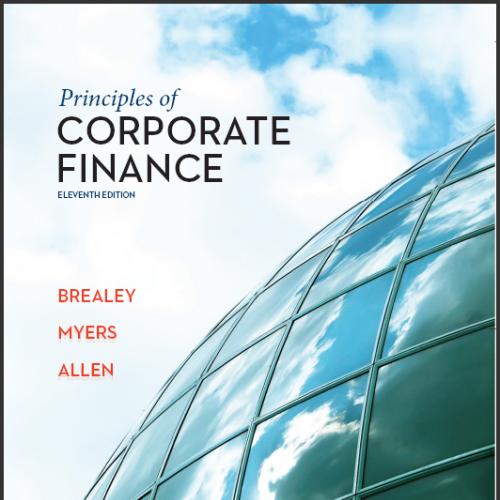 (Test Bank)Principles of Corporate Finance 11th Edition by Richard Brealey.rar