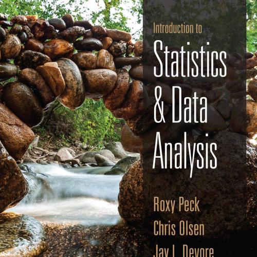 Introduction to Statistics and Data Analysis