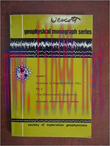 [PDF]Inversion of Magnetotelluric Data for a One-Dimensional Conductivity